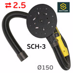 Электро шлифмашинка D150 Schtaer SCH-03-150 (2.5мм) бесщеточная эксунтриковая, съемный кабель фото №1