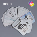 Веер цветов H7 (55 цветов; ВАЗ, иномарки) реальные выкрасы на металле (базовая эмаль) автоэмали фото №1