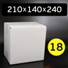 Гофрокороб №18 (210х140x210) белый Т-24 под комплект лака