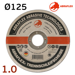 Круг отрезной 125х1.0мм по металлу ABRAFLEX