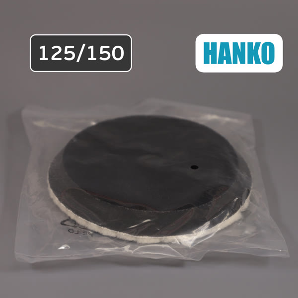 Мех на поролоне 125/150мм HANKO Wool Polishing Pad на липучке фото №5