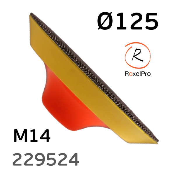 Оправка-липучка М14 D125 RoxelPro 229524 для полировальных машинок фото №2