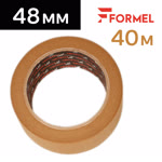 Скотч малярный FORMEL 48мм х 40м термостойкий КОРИЧНЕВЫЙ фото №2