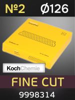 Круг полир. липучка Koch 126/136 желтый Fine Cut Pad (126х23мм) средняя фото №4