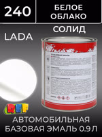 Автоэмаль REF база (0.9л) Lada 240 Белое облако (базовая эмаль) фото №1