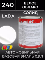 Автоэмаль REF база (0.9л) Lada 240 Белое облако (базовая эмаль) фото №2