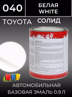 Автоэмаль REF база (0.9л) Toyota 040 Белый (базовая эмаль) фото №2