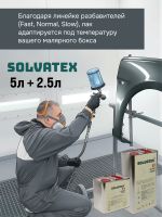 Лак Solvatex 40 HS Clearcoat (5л+2.5л) КОМПЛЕКТ прозрачный глянцевый с отвердителем 21-20 фото №4