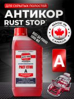 Состав GlesAIR RustStop A (1л) канистра пластиковая РАСТ СТОП / РастСтоп (красный) антикор