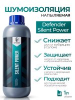 Шумоизоляция напыляемая Defender Silent Power (1л) Евробаллон на водной основе