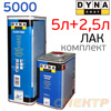 Лак Dyna 5000 HS 2+1 (5л+2,5л) высокоглянцевый КОМПЛЕКТ