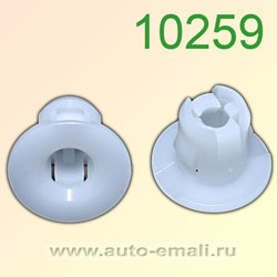 Крепёжное изделие № 10259 (Rokland 02590) клипса автомобильная Mitsubishi