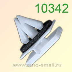 Крепёжное изделие № 10342 (Rokland 03420) клипса автомобильная Chevrolet GM
