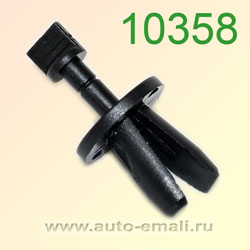 Крепёжное изделие № 10358 (Rokland 03580) клипса автомобильная GM