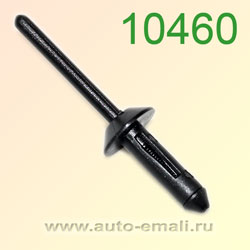 Крепёжное изделие № 10460 (Rokland 04600) заклепка автомобильная Ford GM