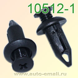 Крепёжное изделие № 10512 (Rokland 05120) черная клипса автомобильная GM