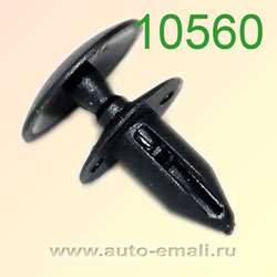 Крепёжное изделие № 10560 (Rokland 05600) клипса автомобильная GM