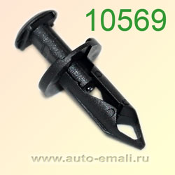 Крепёжное изделие № 10569 (Rokland 05690) клипса автомобильная GM