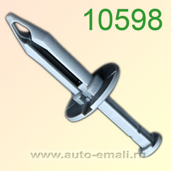 Крепёжное изделие № 10598 (Rokland 05980) клипса автомобильная GM