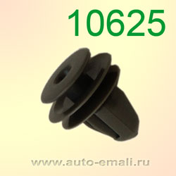 Крепёжное изделие № 10625 (Rokland 06250) клипса автомобильная Acura Honda