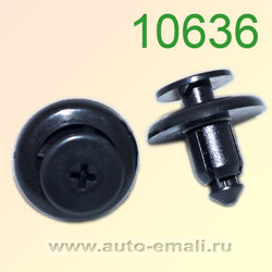 Крепёжное изделие № 10636 (Rokland 06360) клипса автомобильная Mazda