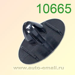 Крепёжное изделие № 10665 (Rokland 06650) клипса автомобильная Lexus Toyota