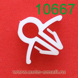 Крепёжное изделие № 10667 (Rokland 06670) клипса автомобильная Honda Acura