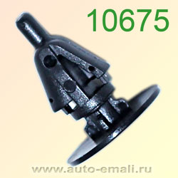 Крепёжное изделие № 10675 (Rokland 06750) клипса автомобильная Lexus Toyota