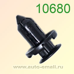 Крепёжное изделие № 10680 (Rokland 06800, Trommelberg 41) клипса автомобильная Honda Mitsubishi
