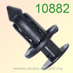 Крепёжное изделие № 10882 (Rokland 08820) клипса автомобильная Toyota