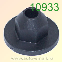 Крепёжное изделие № 10933 (Rokland 09330) клипса автомобильная Audi/VW