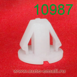 Крепёжное изделие № 10987 (Rokland 09870) клипса автомобильная Ssabg Yong