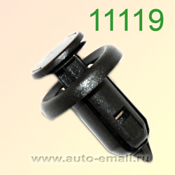 Крепёжное изделие № 11119 (Rokland 11190) клипса автомобильная HONDA